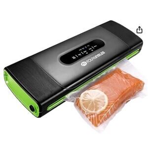 Vacuum Sealer Machine, Built-in Cutter&Marker- Green